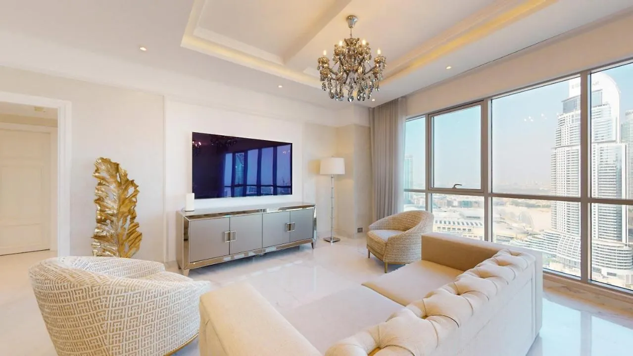 The Residences 7 - Elegant Two Bed With City View دبي شقة